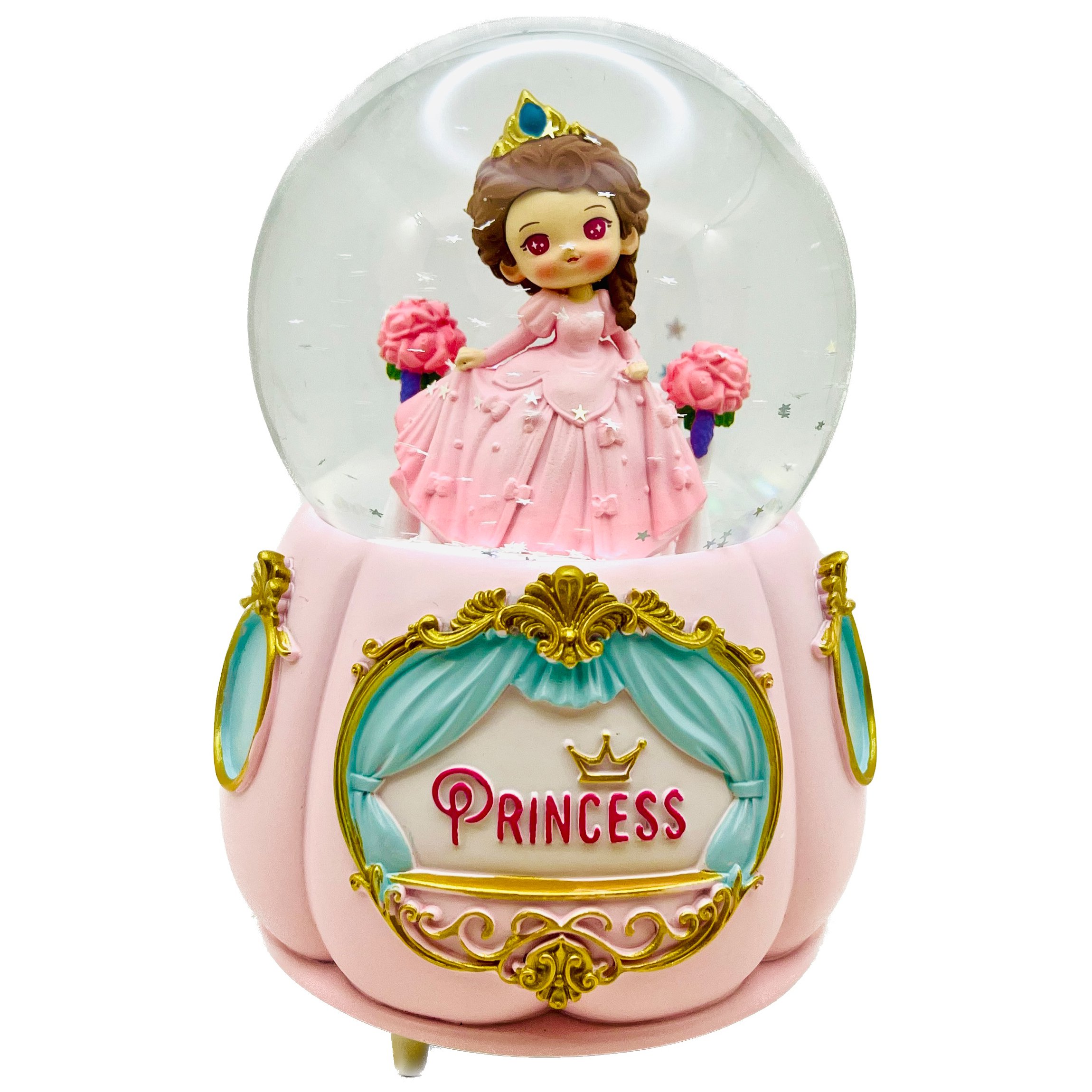 گوی موزیکال مدل پمپی Princess طرح شاهزاده کد PAB622