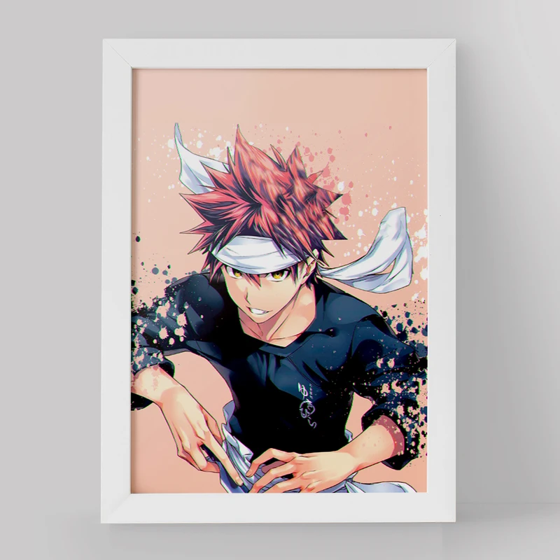 تابلو خندالو مدل سوما انیمه جنگ غذاها کد 16975