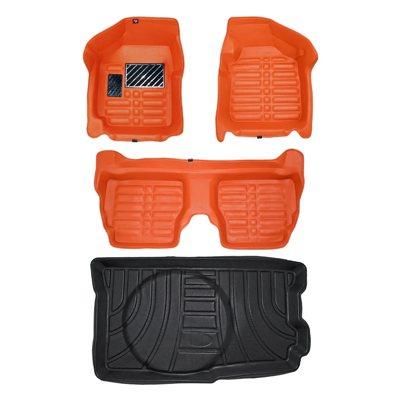  کفپوش پنج بعدی خودرو پانیذ مدل EVA مناسب برای پراید 111 به همراه کفپوش صندوق