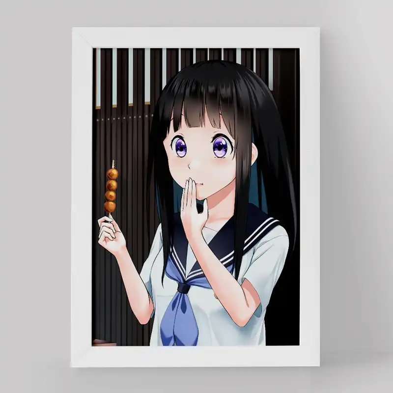 تابلو خندالو مدل چیتاندا انیمه هیوکا Hyouka کد 17092