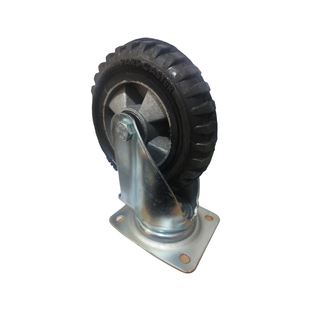 چرخ کفیدار گردان پارس کاستر مدل TS-200mm چرخ کفیدار گردان پارس کاستر مدل TS-200mm