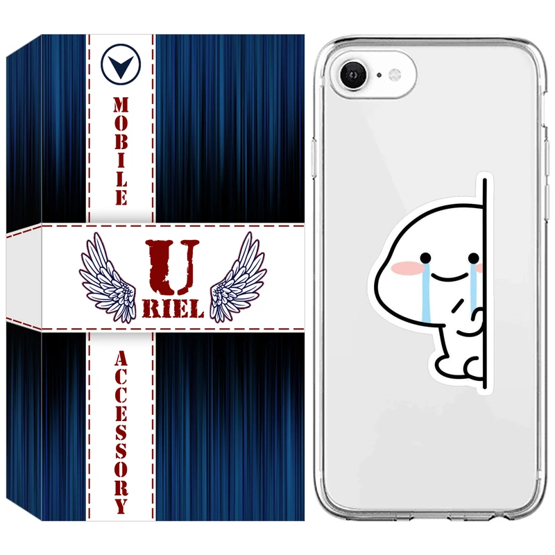 کاور یوریل مدل Clear کد 91 طرح اشک مناسب برای گوشی موبایل اپل iPhone 7 / 8 / SE 2020 / SE 2022