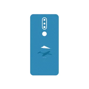 MAHOOT Minimal Paper Airplane Cover Sticker for Nokia 7.1