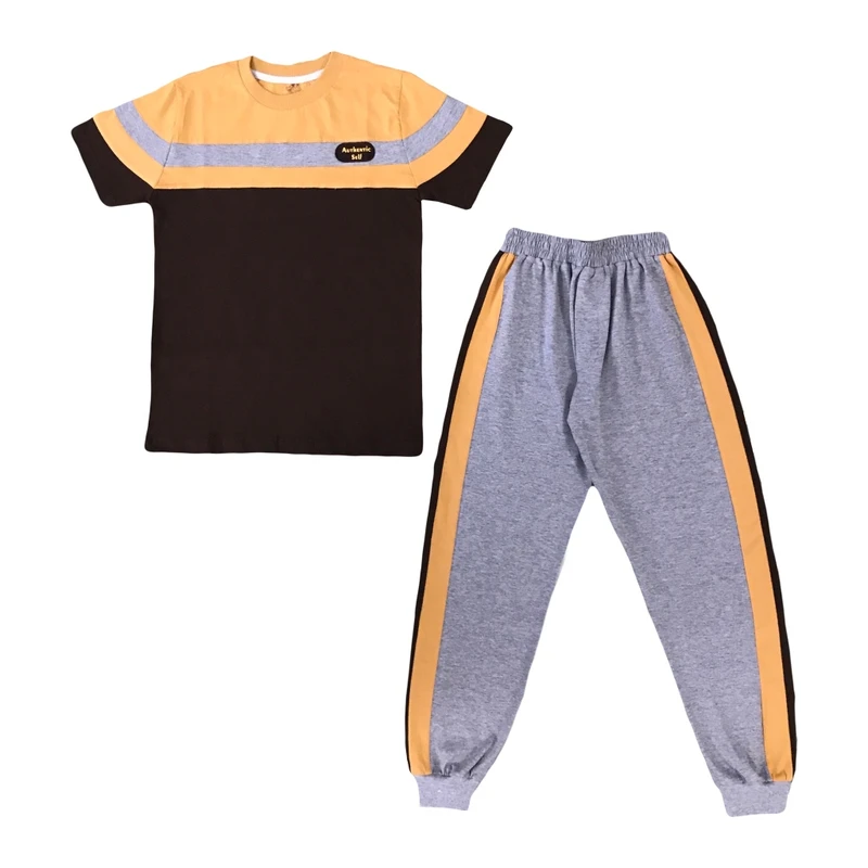 ست تی شرت آستین کوتاه و شلوار پسرانه مدل اسپرت کد 58