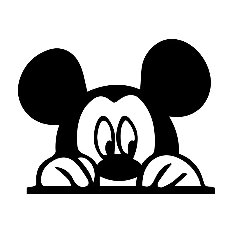 استیکر کلید و پریز ناویا طرح mickey mouse مدل چوبی