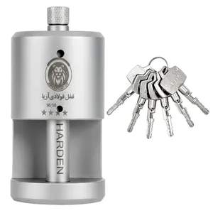 قفل آریا مدل استوانه ای فولادی سایز 95 میلیمتر