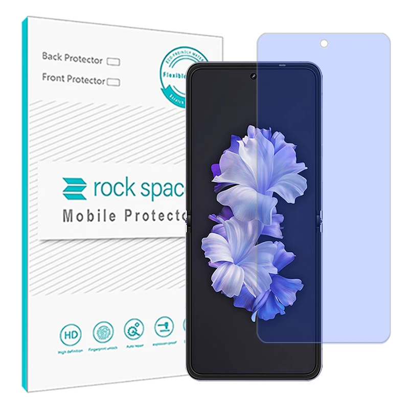 محافظ صفحه نمایش آنتی بلو راک اسپیس مدل Resistant مناسب برای گوشی موبایل تکنو Phantom V Flip