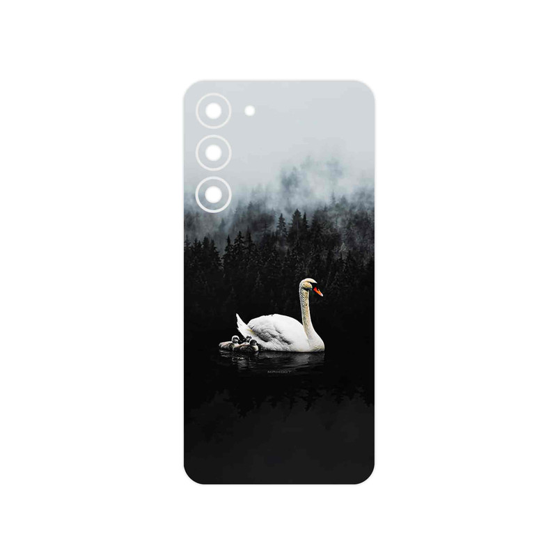 برچسب پوششی ماهوت مدل Swan Lake مناسب برای گوشی موبایل سامسونگ Galaxy S23 Plus