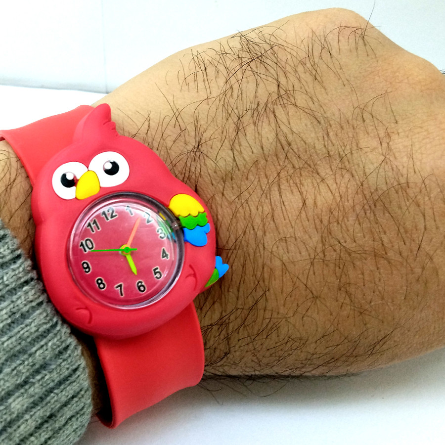 ساعت  مچی عقربه ای پسرانه مدل پرنده خشمگین کد 1