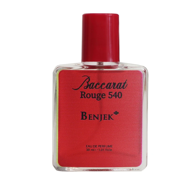 عطر جیبی بنجک مدل باکارات رژ با رایحه گرم و شیرین حجم 30 میلیلیتر