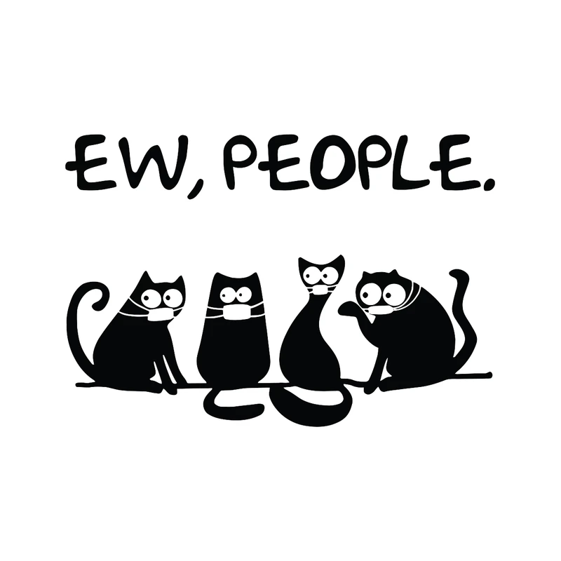 برچسب لپ تاپ پویا مارکت طرح گریه ها کد 3428