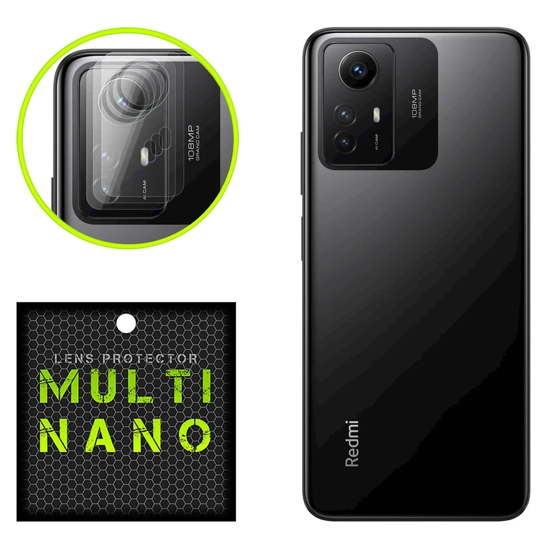 محافظ لنز دوربین مولتی نانو مدل X-L3N مناسب برای گوشی موبایل شیائومی Redmi Note 12S بسته سه عددی