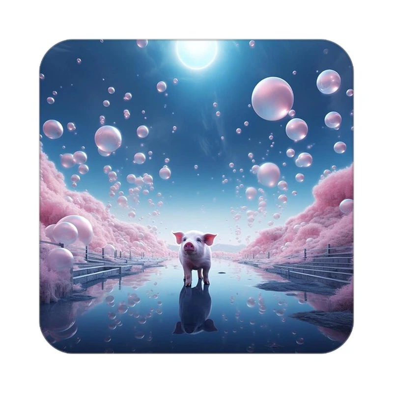 زیر لیوانی کاکتی مدل عاشقانه کد mp12889