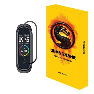 محافظ صفحه نمایش قاب شهر مدل PMMA مناسب برای مچ بند هوشمند شیائومی Mi Band 6