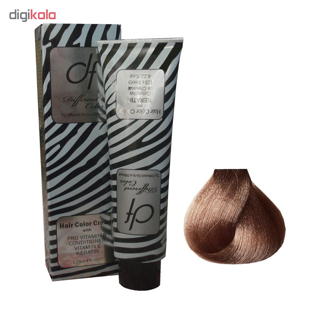 رنگ مو دیفرنت سری هایلایت مدل Keratin شماره 8.25 حجم 125 میلی لیتر رنگ بلوند شنی روشن