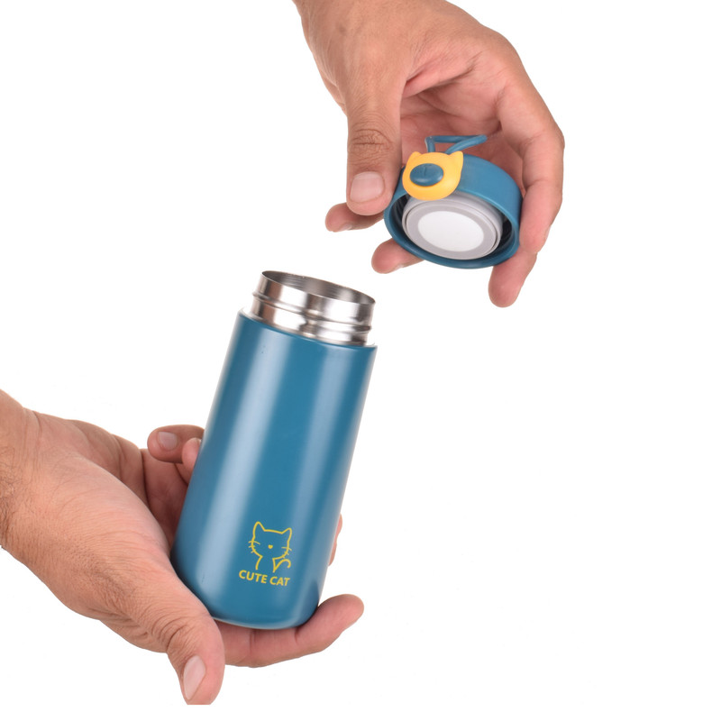 فلاسک کودک مدل گربه گنجایش 270 میلی لیتر