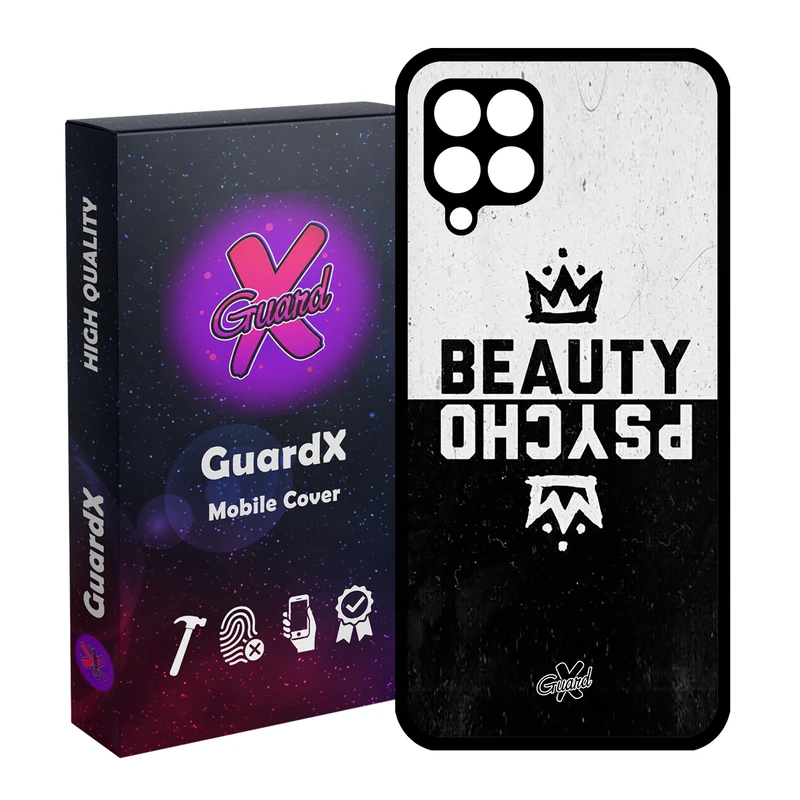 کاور گارد ایکس طرح Beauty Psycho مدل Glass10094 مناسب برای گوشی موبایل سامسونگ Galaxy A12