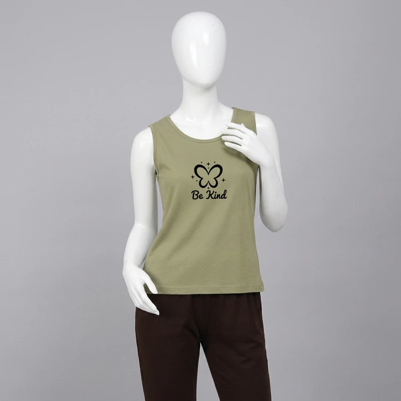 تاپ زنانه تریکو مدل پروانه be kind