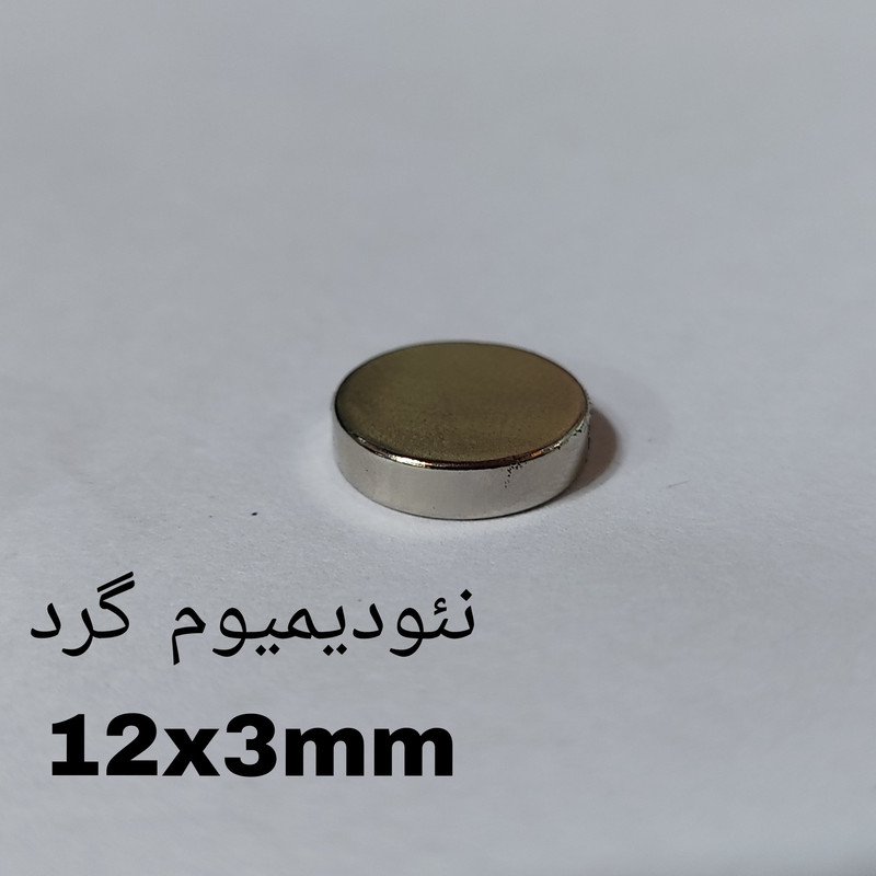 آهن ربا مدل نئودیمیوم گرد 3-12 کد 1283 بسته 10 عددی