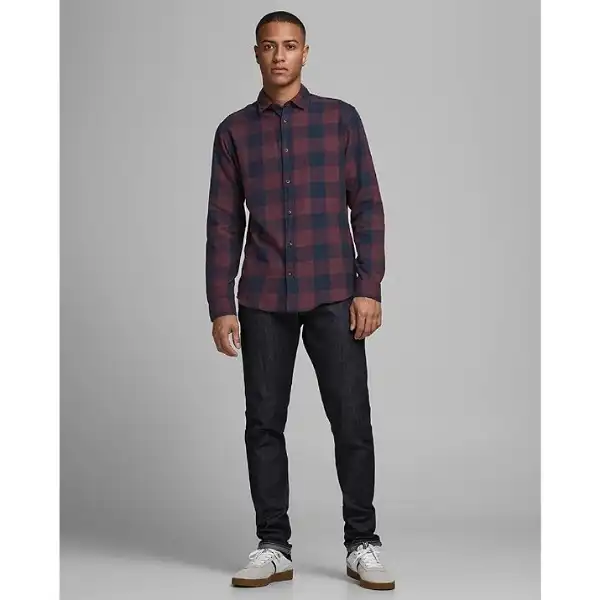 پیراهن آستین بلند مردانه جک اند جونز مدل R-12181602