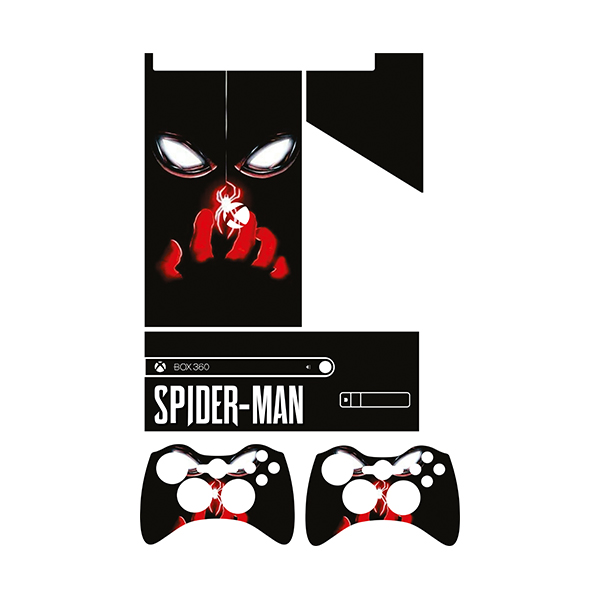 برچسب ایکس باکس 360 سوپر اسلیم توییجین وموییجین مدل Spiderman 13 مجموعه 5 عددی
