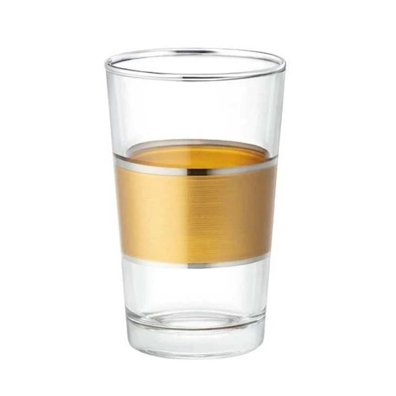 استکان مادام کوکو مدل Heike Gold Bardak مجموعه 4 عددی