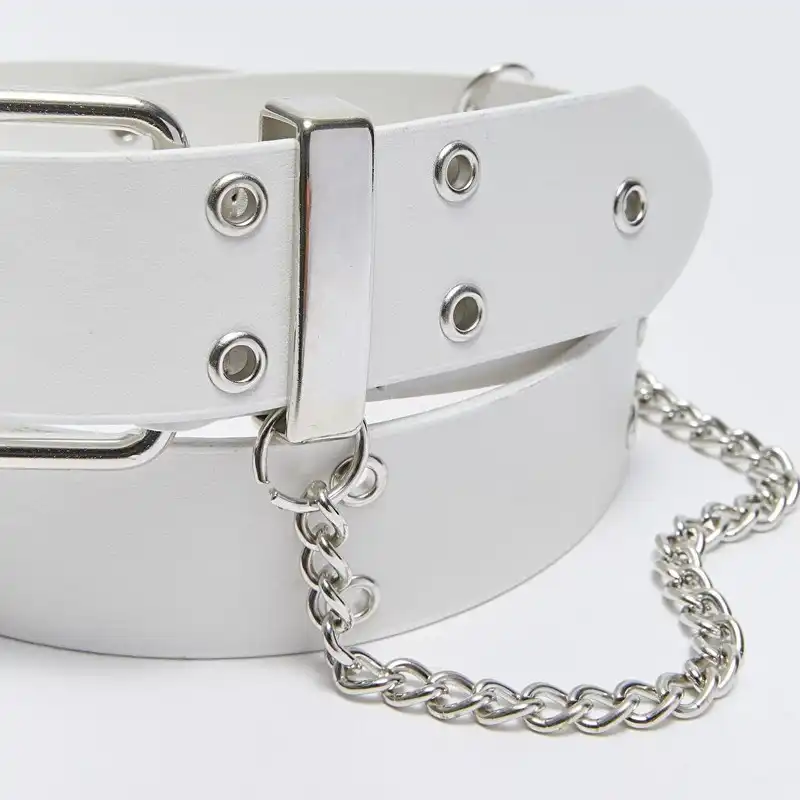 کمربند زنانه ال سی وایکیکی مدل زنجیر دار دوپانچ Queen