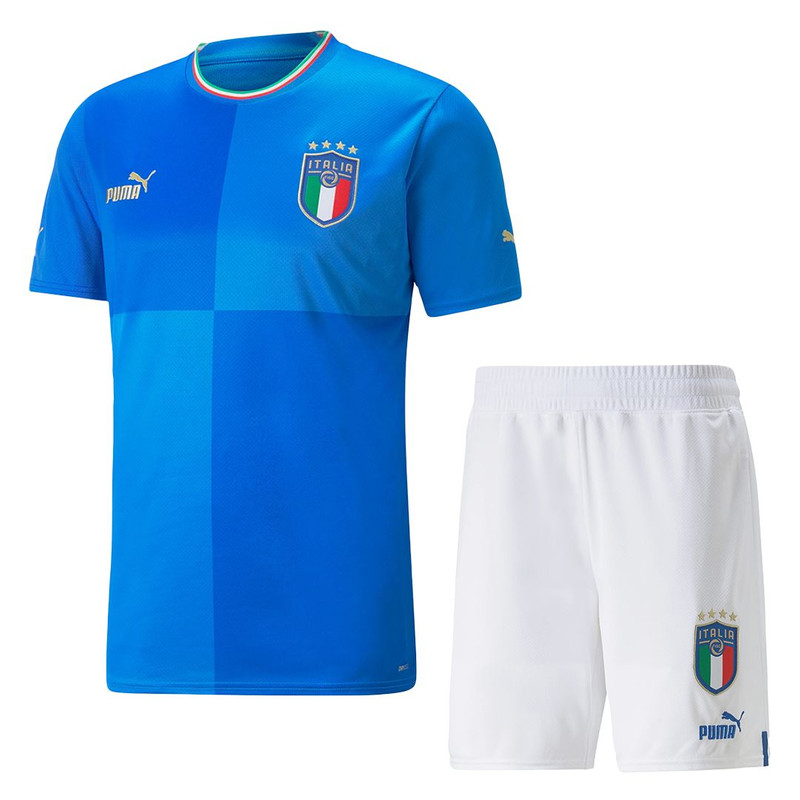 ست تی شرت آستین کوتاه و شلوارک ورزشی مردانه مدل ایتالیا Home 2022