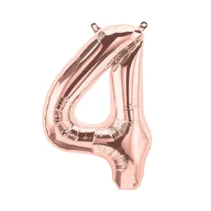 بادکنک فویلی مدل عدد چهار