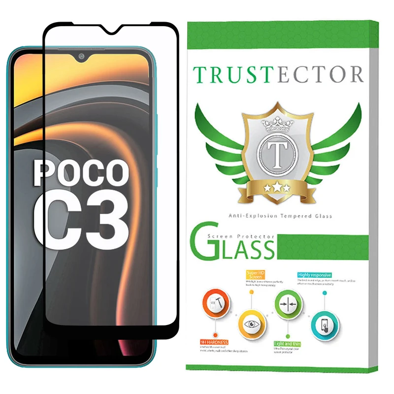 محافظ صفحه نمایش سرامیکی تراستکتور مدل  CAT-Glass مناسب برای گوشی موبایل شیائومی Poco C3