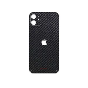 MAHOOT Black-Carbon-Fiber Cover Sticker for apple iPhone 11