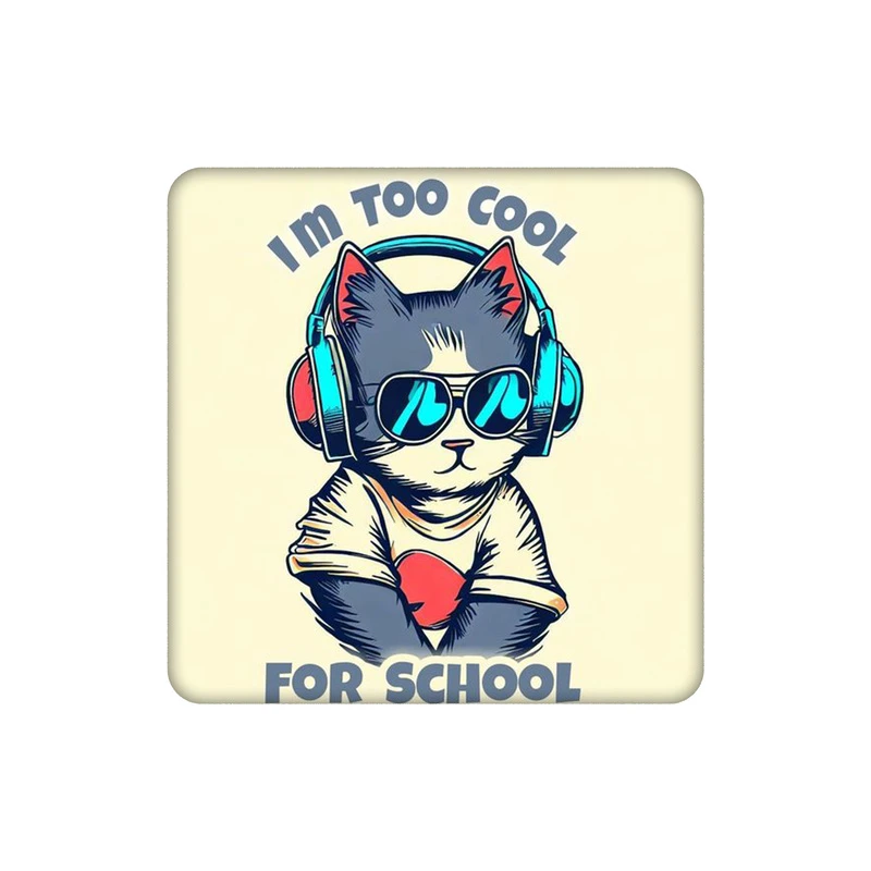 زیرلیوانی طرح من خیلی برای مدرسه رفتن باحالم کد 6495039