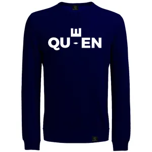 سویشرت زنانه 27 مدل Queen کد B08 رنگ سرمه ای
