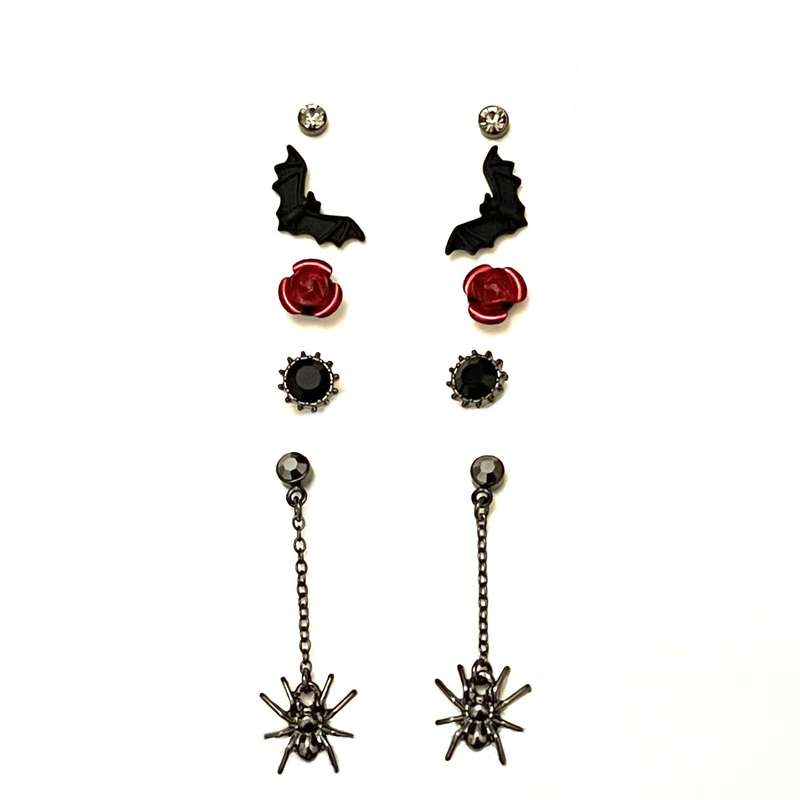 گوشواره دخترانه سیکس مدل 533 مجموعه 5 عددی