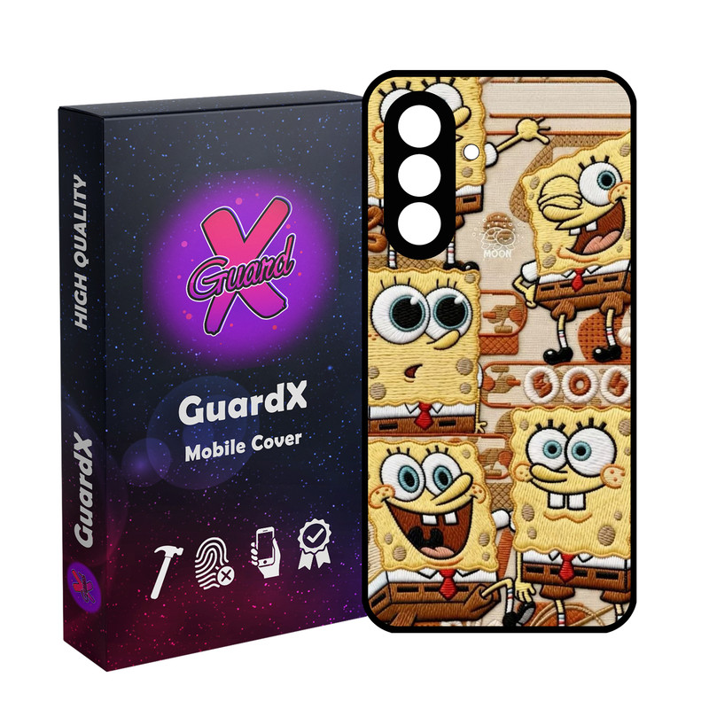 کاور گارد ایکس طرح باب اسفنجی مدل 11167 مناسب برای گوشی موبایل سامسونگ Galaxy S25 FE