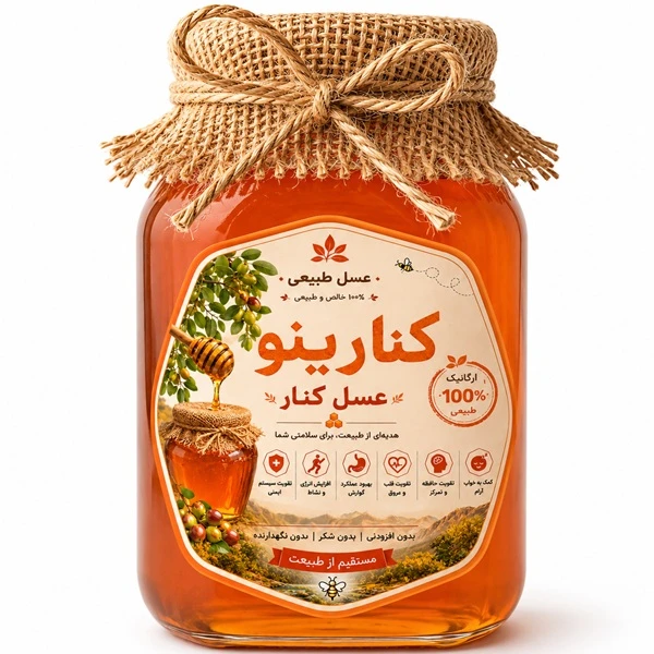 عسل طبیعی کنار کنارینو - 600 گرم