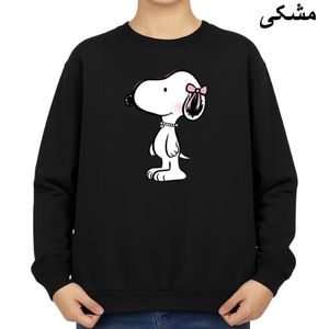 سویشرت زنانه مدل اسنوپی پاپیون کد v23
