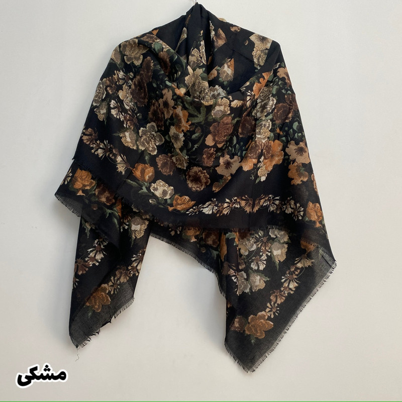 روسری زنانه مدل نخ پنبه دور ریش کد SIA10