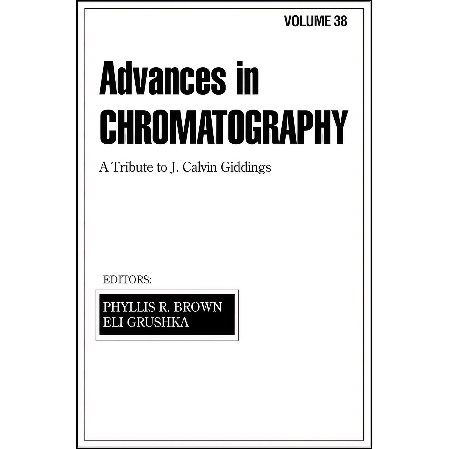 کتاب Advances in Chromatography اثر Phyllis R. Brown انتشارات CRC Press