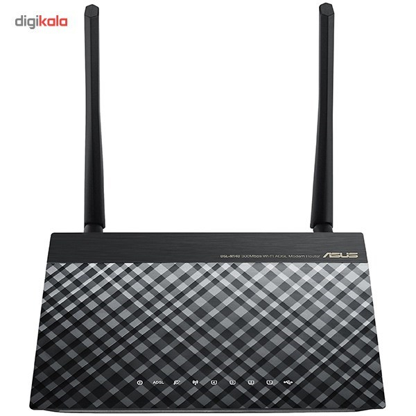 مودم روتر ADSL2 Plus بی سیم N300 ایسوس مدل DSL-N14U-b1