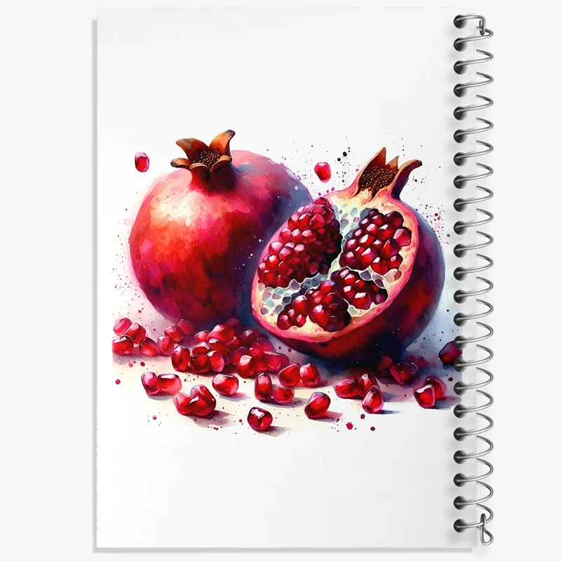 دفتر شطرنجی 50 برگ خندالو طرح انار و یلدا کد F6198