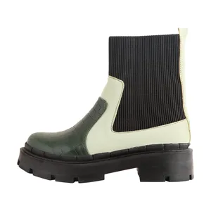 نیم بوت زنانه چرم رادیس مدل ژربرا کد M.PRM-663