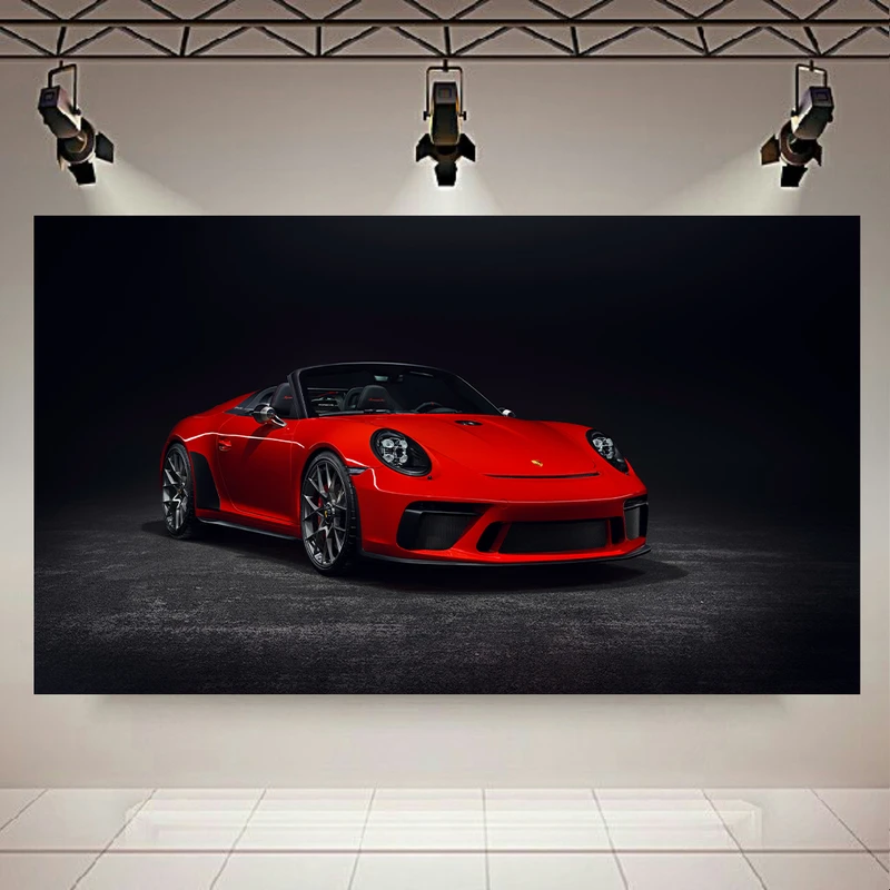 تابلو بوم طرح ماشین مدل پورشه 911speedster کد AR3360
