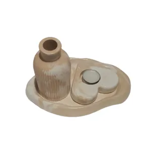 ست 3 تکه دکوری بتنی مدل مراکشی کد 03