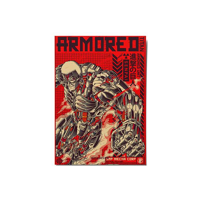 کارت پستال ماسا دیزاین مدل stkv0555 طرح attack on titan