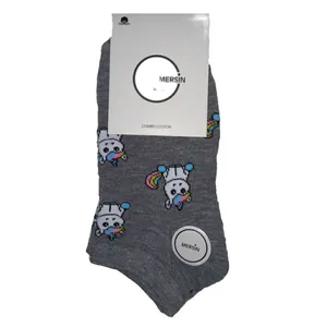 جوراب ساق کوتاه مدل تک شاخ