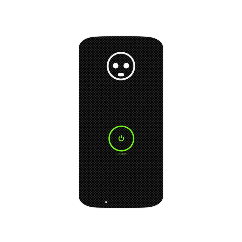 برچسب پوششی ماهوت مدل Minimal Power Button مناسب برای گوشی موبایل موتورولا Moto G6