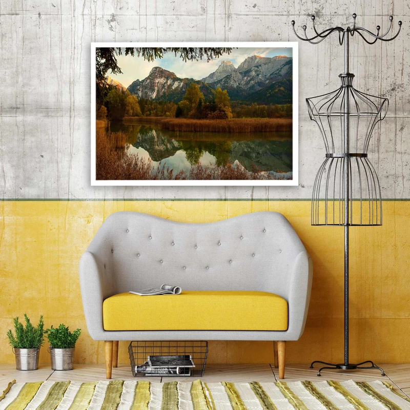 تابلو بکلیت طرح طبیعت رودخانه مدل W2536