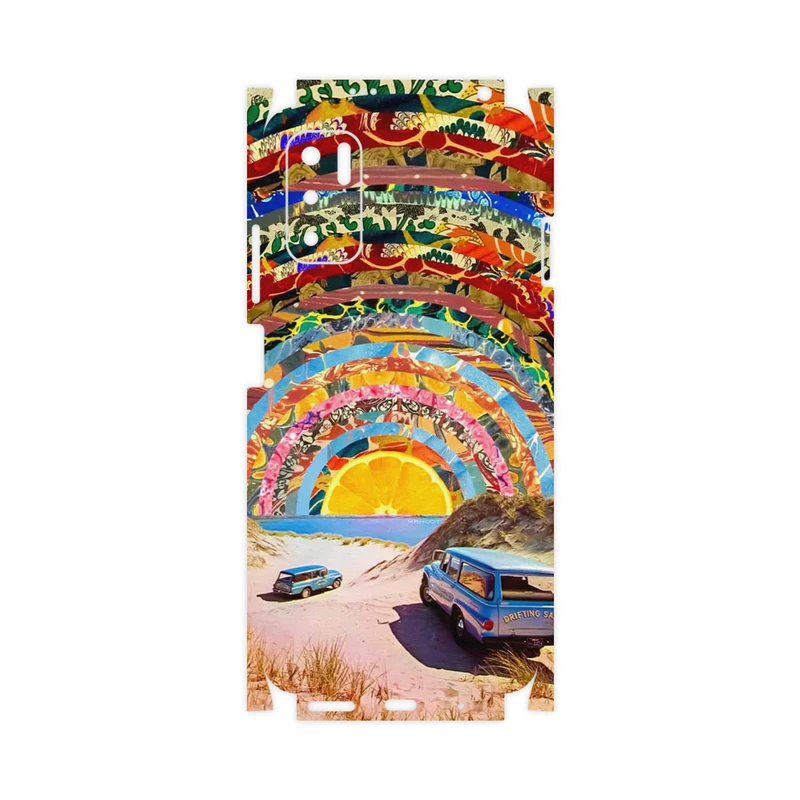 برچسب پوششی ماهوت مدل Collage of Orange Sky-FullSkin مناسب برای گوشی موبایل شیائومی Redmi Note 10 5G