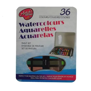 آبرنگ 36 رنگ مدل Artist's series به همراه قلمو، واتر براش و مداد طراحی